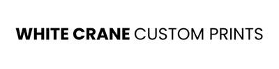 White Crane Custom Prints